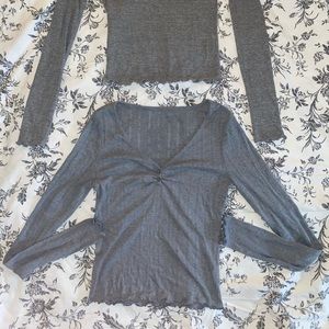 Grey Long Sleeve Shirt